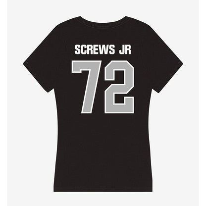 Troy - NCAA Football : Patrick Screws Jr - Women's V-Neck T-Shirt-1