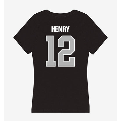 Troy - NCAA Football : Trent Henry - Women's V-Neck T-Shirt-1