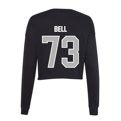 Troy - NCAA Football : Tyler Bell - Women's Cropped Crew Fleece-1