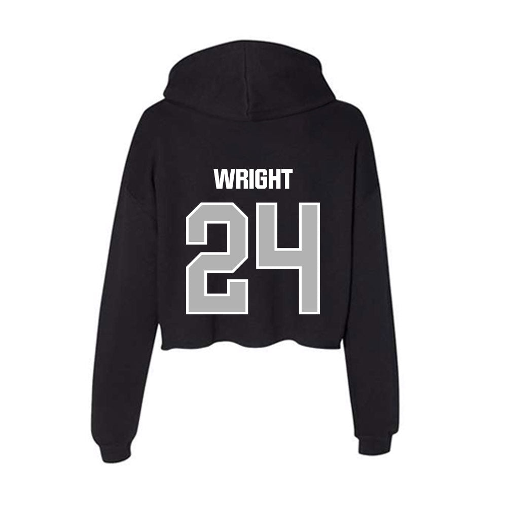 Troy - NCAA Women's Soccer : Riley Wright - Women's Crop Fleece Hoodie-1
