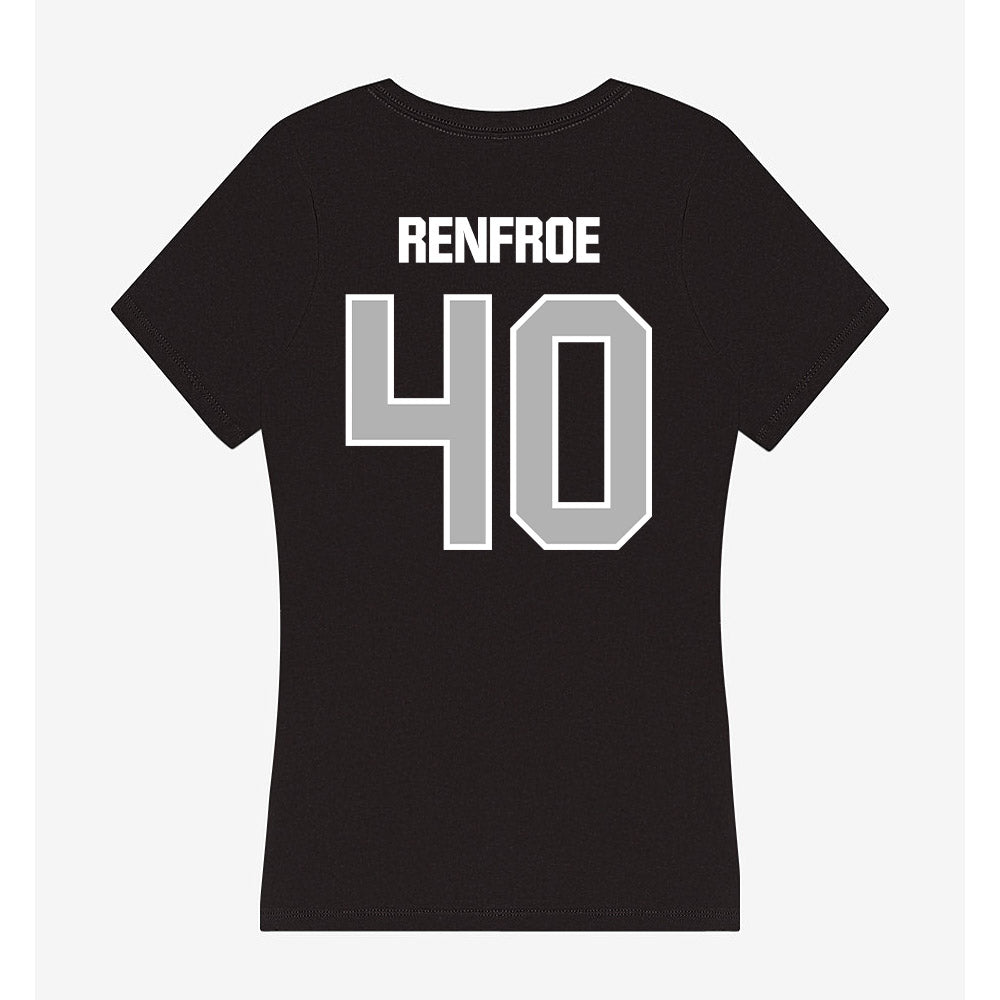 Troy - NCAA Football : Scott Renfroe - Women's V-Neck T-Shirt-1