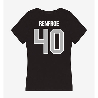 Troy - NCAA Football : Scott Renfroe - Women's V-Neck T-Shirt-1
