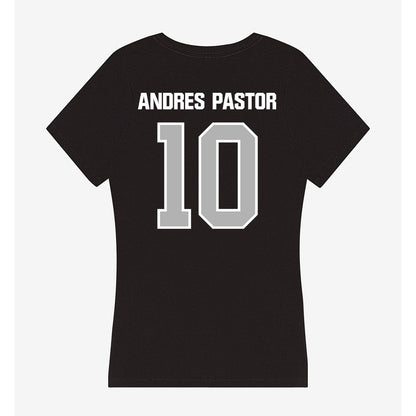 Troy - NCAA Men's Tennis : Yeray Andres Pastor - Women's V-Neck T-Shirt-1