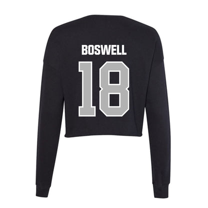 Troy - NCAA Softball : Makaley Boswell - Women's Cropped Crew Fleece-1