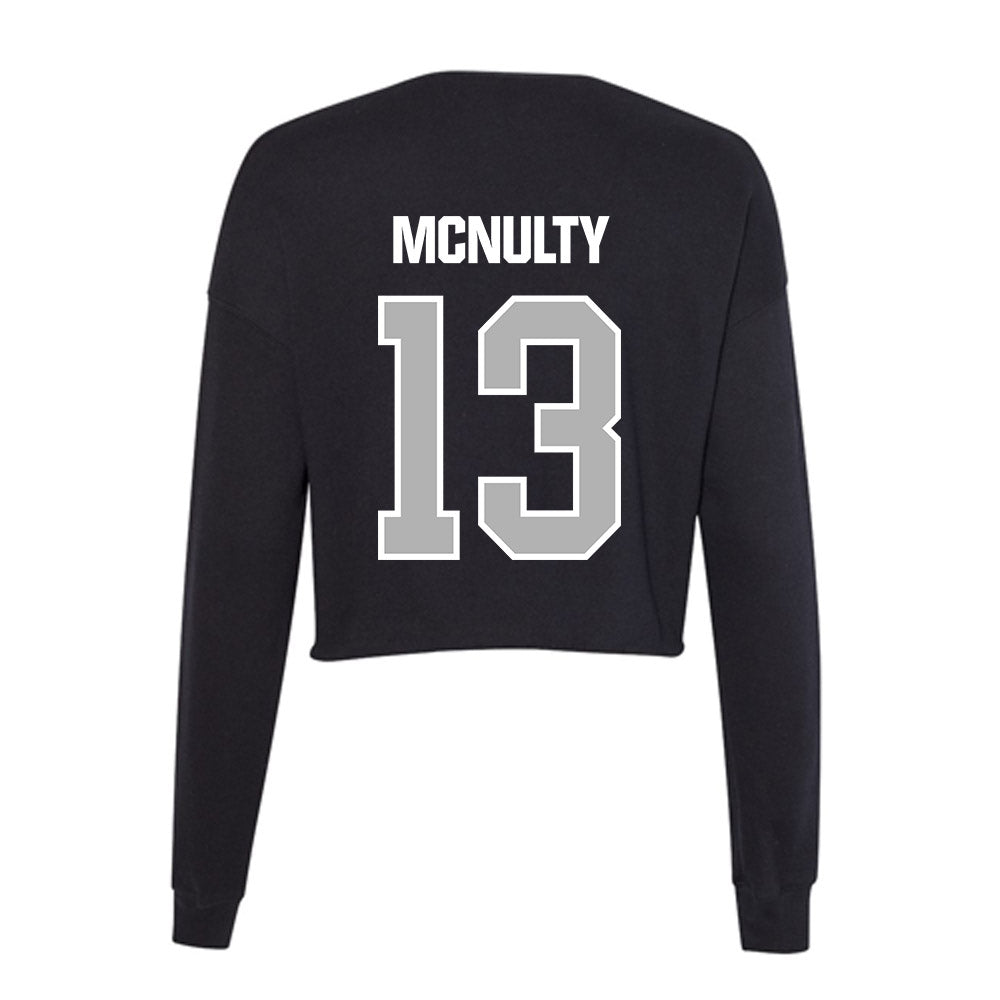 Troy - NCAA Football : Ky Mcnulty - Women's Cropped Crew Fleece-1