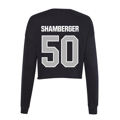 Troy - NCAA Football : Reggis Shamberger - Women's Cropped Crew Fleece-1