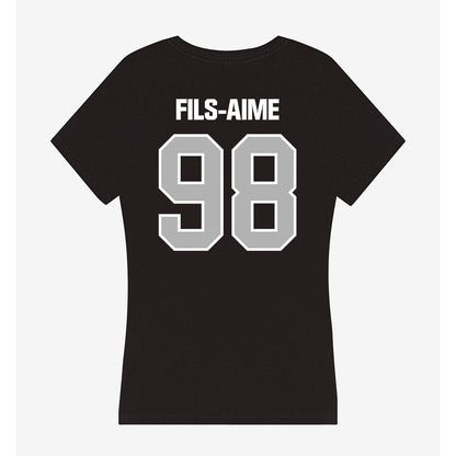 Troy - NCAA Football : Jamel Fils-Aime - Women's V-Neck T-Shirt-1