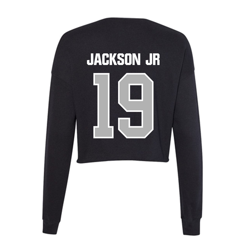 Troy - NCAA Football : DJ Jackson Jr - Women's Cropped Crew Fleece-1