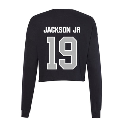 Troy - NCAA Football : DJ Jackson Jr - Women's Cropped Crew Fleece-1