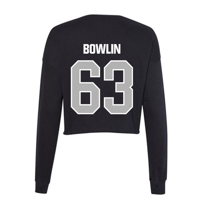 Troy - NCAA Football : Gavin Bowlin - Women's Cropped Crew Fleece-1