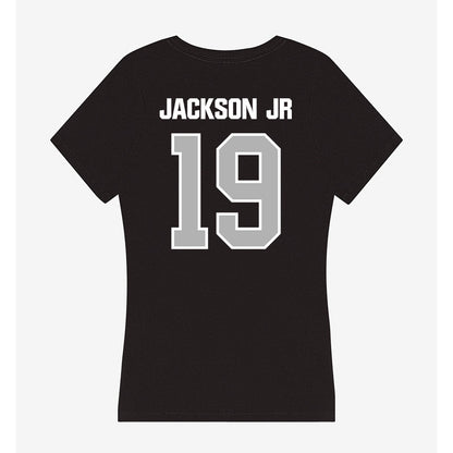 Troy - NCAA Football : Deairich Jackson Jr - Women's V-Neck T-Shirt-1