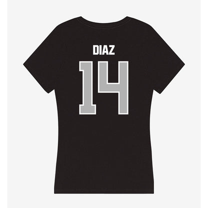 Troy - NCAA Baseball : Zaid Diaz - Women's V-Neck T-Shirt-1