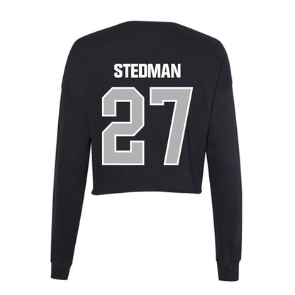 Troy - NCAA Women's Soccer : Elsa Stedman - Women's Cropped Crew Fleece-1