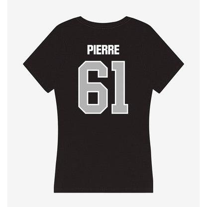 Troy - NCAA Football : Sharvon Pierre - Women's V-Neck T-Shirt-1