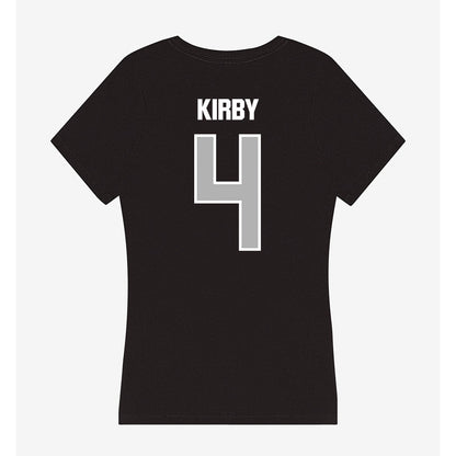 Troy - NCAA Softball : Lydia Kirby - Women's V-Neck T-Shirt-1
