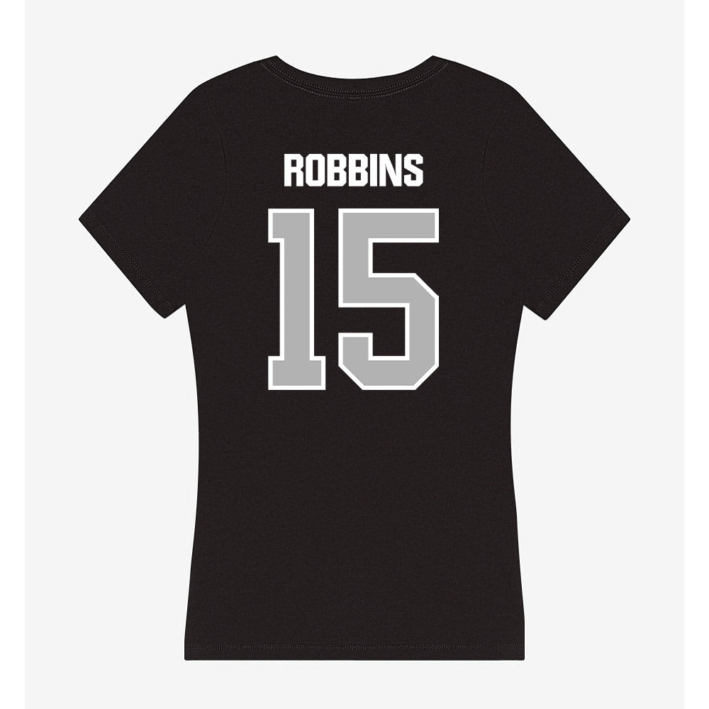 Troy - NCAA Football : Taleeq Robbins - Women's V-Neck T-Shirt-1