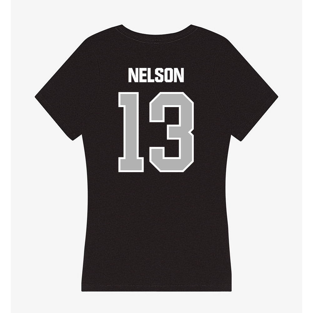 Troy - NCAA Football : Daivon Nelson - Women's V-Neck T-Shirt-1