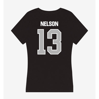 Troy - NCAA Football : Daivon Nelson - Women's V-Neck T-Shirt-1