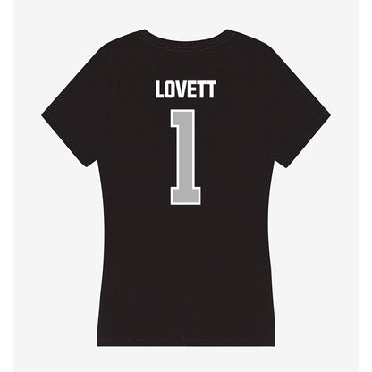 Troy - NCAA Football : Jordan Lovett - Women's V-Neck T-Shirt-1