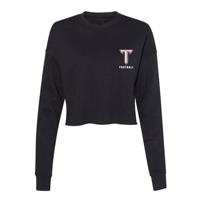 Troy - NCAA Football : AC Walters - Women's Cropped Crew Fleece-0