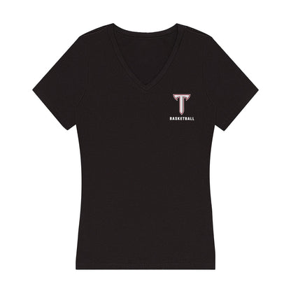 Troy - NCAA Women's Basketball : Jashanti Simmons - Women's V-Neck T-Shirt-0