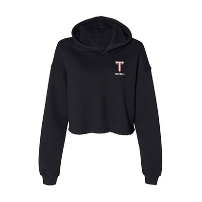 Troy - NCAA Football : Amare Garrett - Women's Crop Fleece Hoodie-0