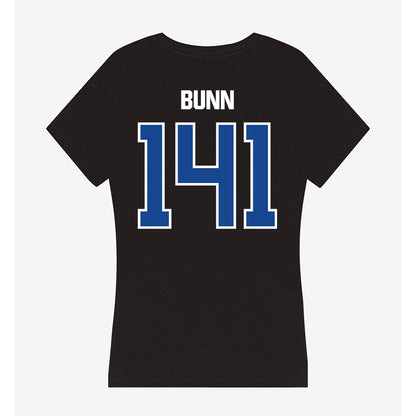 Grand Valley - NCAA Wrestling : Elijah Bunn - Women's V-Neck T-Shirt-1