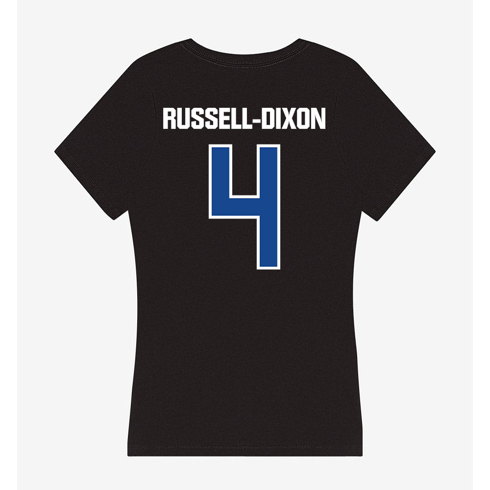 Grand Valley - NCAA Football : Kellen Russell-Dixon - Women's V-Neck T-Shirt-1