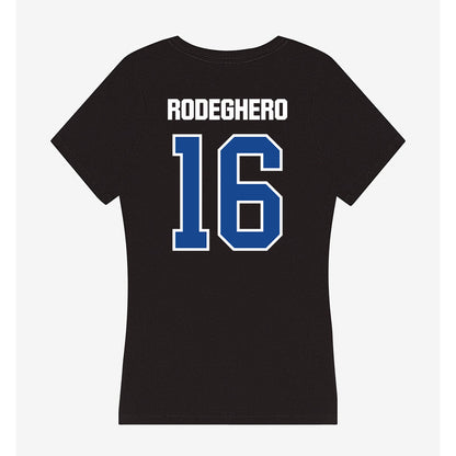Grand Valley - NCAA Women's Volleyball : Taelynn Rodeghero - Women's V-Neck T-Shirt-1