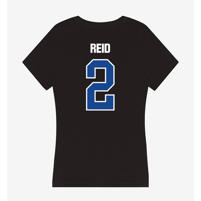 Grand Valley - NCAA Football : Terez Reid - Women's V-Neck T-Shirt-1
