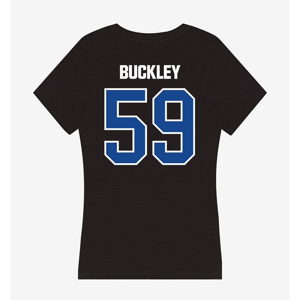 Grand Valley - NCAA Football : Tre' vonte Buckley - Women's V-Neck T-Shirt-1