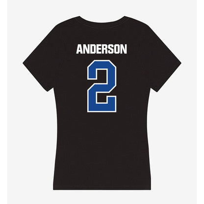 Grand Valley - NCAA Football : Josh Anderson - Women's V-Neck T-Shirt-1
