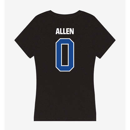 Grand Valley - NCAA Men's Basketball : Antaune Allen - Women's V-Neck T-Shirt-1