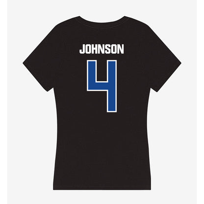 Grand Valley - NCAA Football : Darrell Johnson - Women's V-Neck T-Shirt-1