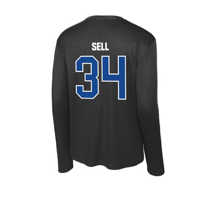 Grand Valley - NCAA Football : Keegan Sell - Activewear Long Sleeve T-Shirt-1