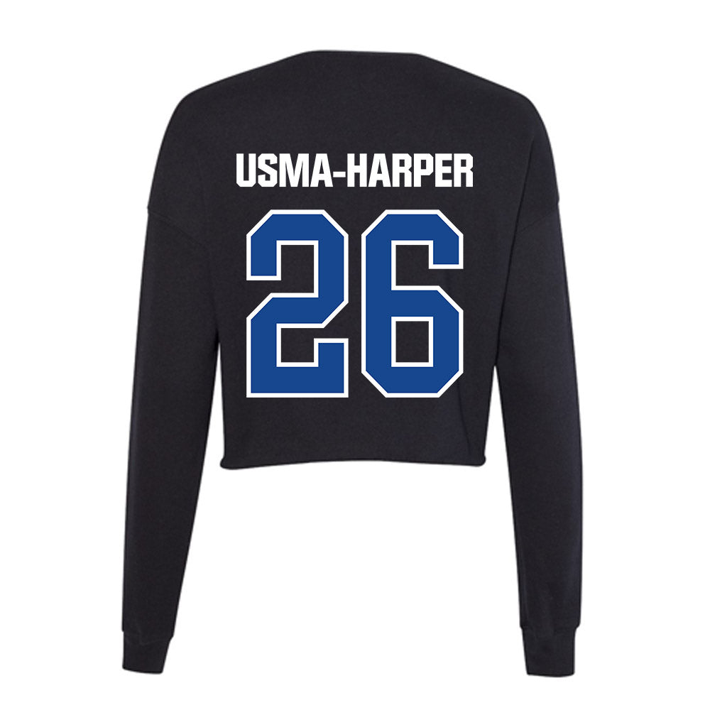 Grand Valley - NCAA Football : Syone Usma-Harper - Women's Cropped Crew Fleece-1