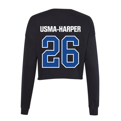 Grand Valley - NCAA Football : Syone Usma-Harper - Women's Cropped Crew Fleece-1