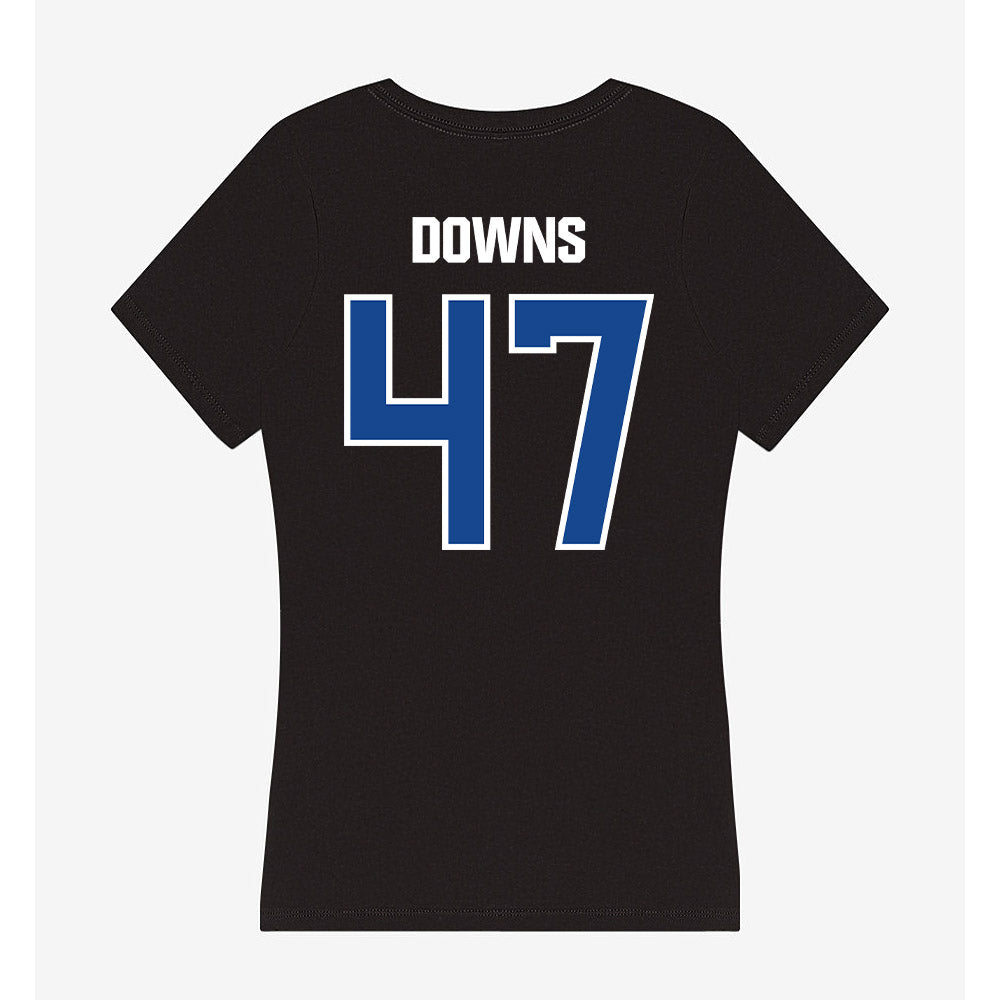 Grand Valley - NCAA Football : Jimmy Downs - Women's V-Neck T-Shirt-1