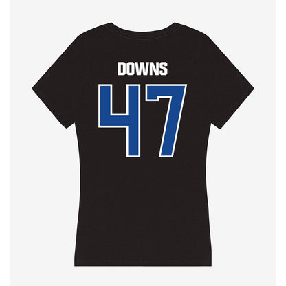 Grand Valley - NCAA Football : Jimmy Downs - Women's V-Neck T-Shirt-1