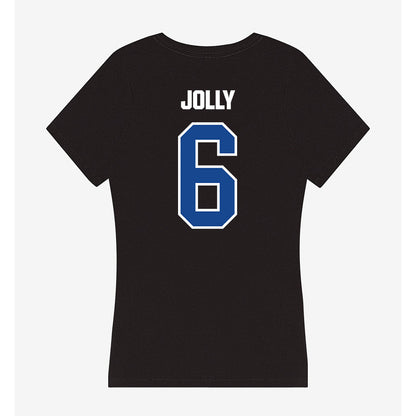 Grand Valley - NCAA Football : Thomas Jolly - Women's V-Neck T-Shirt-1