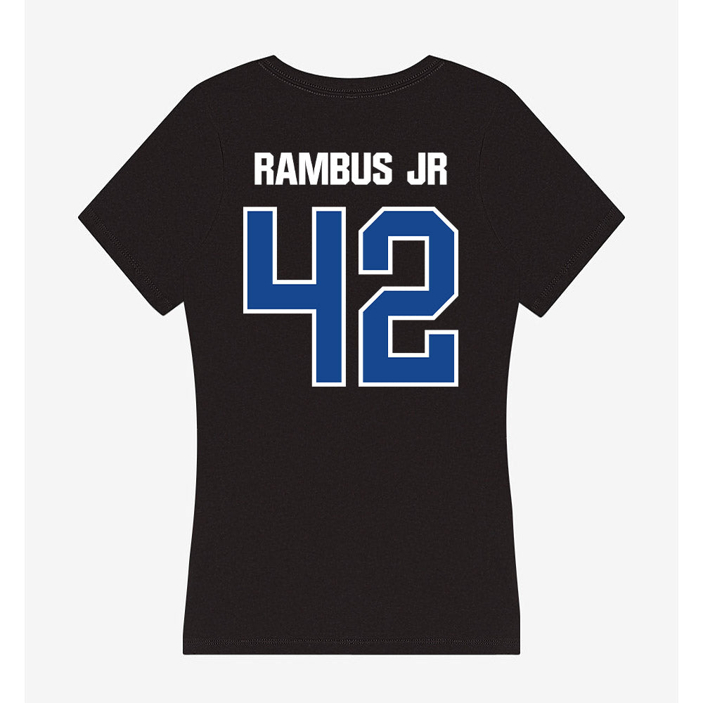 Grand Valley - NCAA Football : Antuane Rambus Jr - Women's V-Neck T-Shirt-1