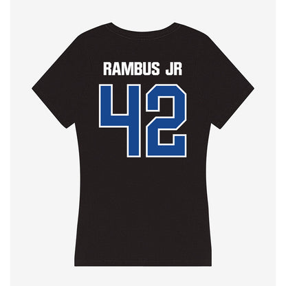 Grand Valley - NCAA Football : Antuane Rambus Jr - Women's V-Neck T-Shirt-1