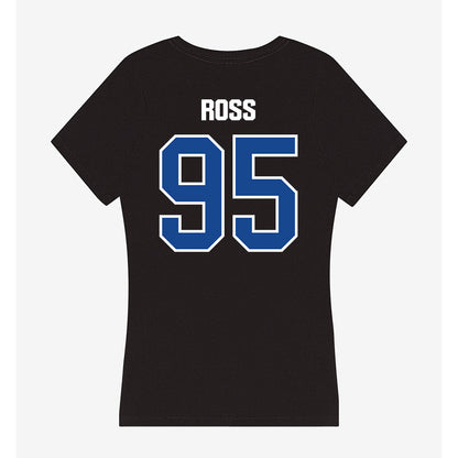 Grand Valley - NCAA Football : Josh Ross - Women's V-Neck T-Shirt-1