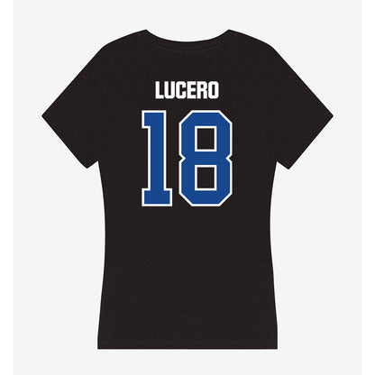 Grand Valley - NCAA Football : Aidan Lucero - Women's V-Neck T-Shirt-1