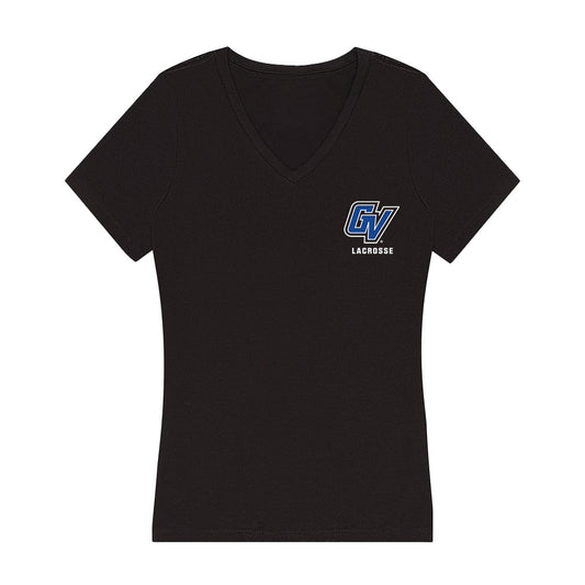 Grand Valley - NCAA Women's Lacrosse : Annelise OConnor - Women's V-Neck T-Shirt-0