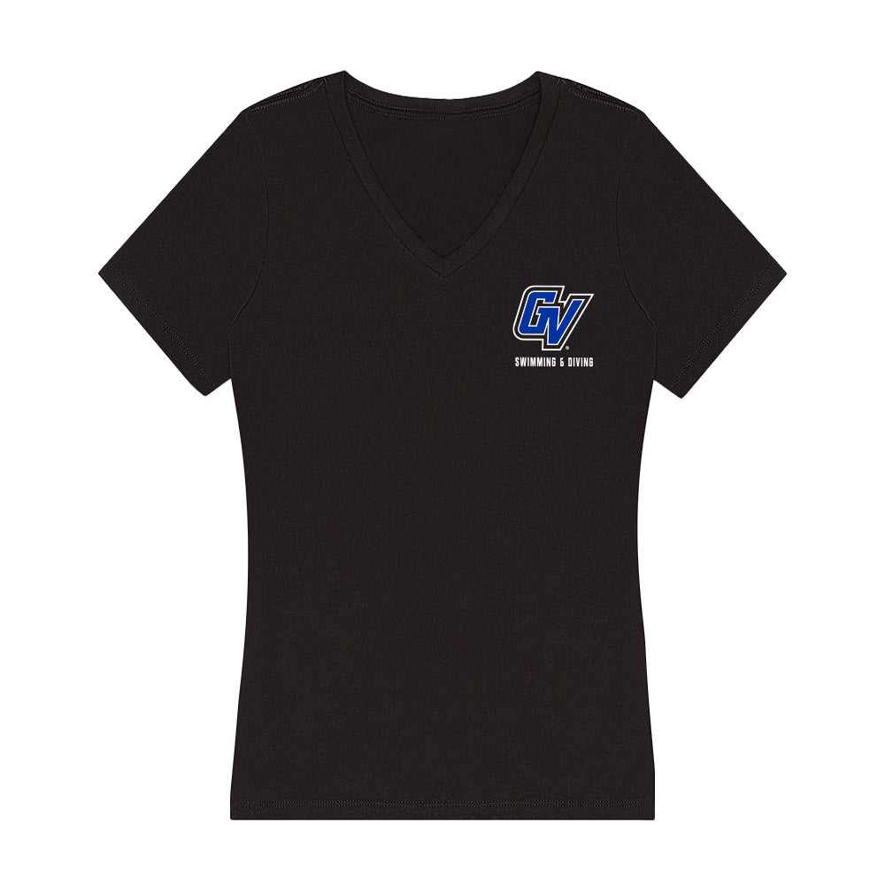 Grand Valley - NCAA Men's Swimming & Diving : Austin Millard - Women's V-Neck T-Shirt-0