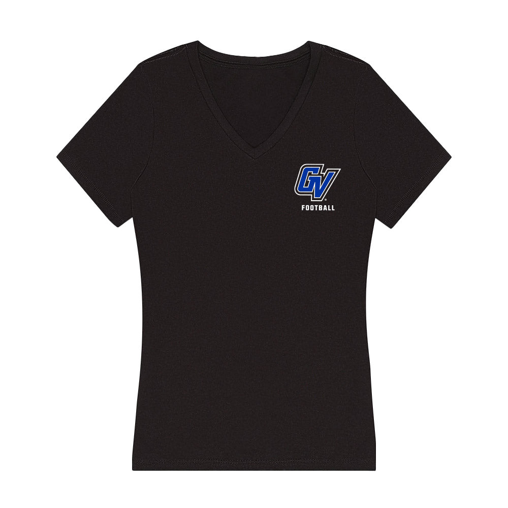 Grand Valley - NCAA Football : Tre' vonte Buckley - Women's V-Neck T-Shirt-0