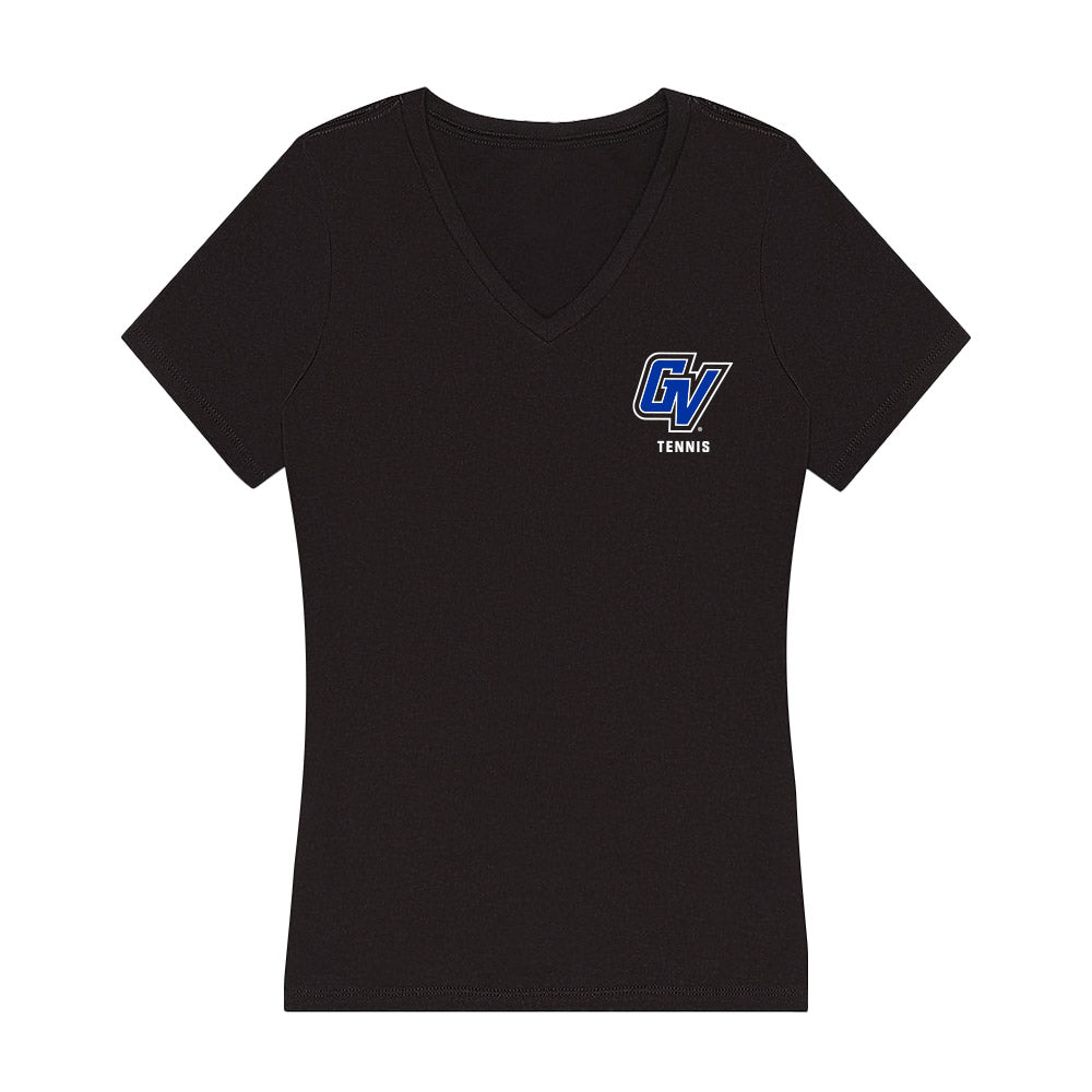 Grand Valley - NCAA Men's Tennis : Lucas Gonzalez - Women's V-Neck T-Shirt-0