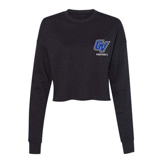 Grand Valley - NCAA Football : Derek Rood - Women's Cropped Crew Fleece-0