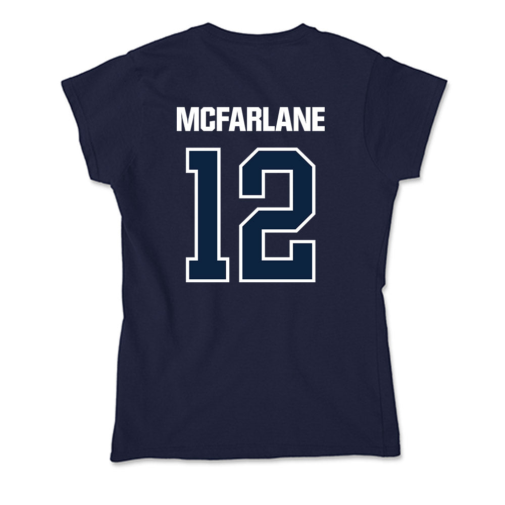 UNF - NCAA Men's Soccer : Michael McFarlane - Soft Style Women’s T-Shirt-1